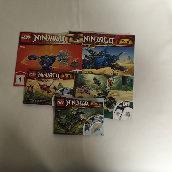 Lego Ninjago Legacy 70668 71740 71745 71700 71701  Instruction Manual ONLY - Picture 2 of 3